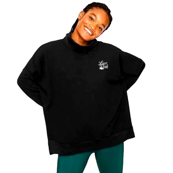 PINK Victoria's Secret Tops - Victoria's Secret PINK lightweight turtle neck sweatshirt